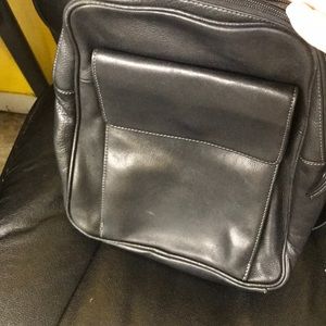 Tignanello Black leather backpack